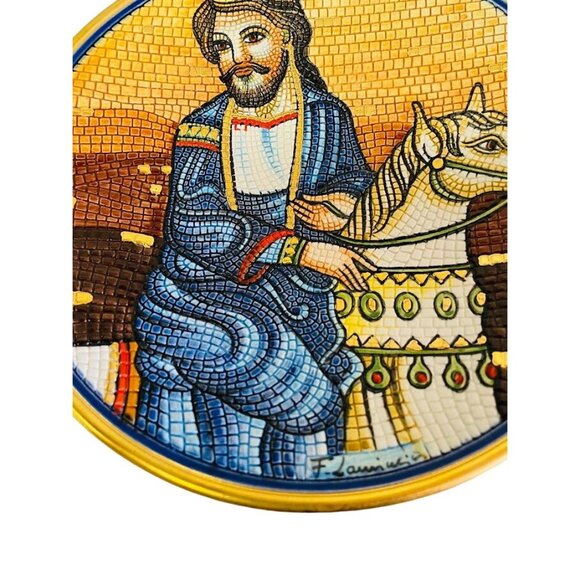 Veneto Flair Abramo e il Viaggio Limited Edition Plate Hand Painted by Franco La - Picture 3 of 11